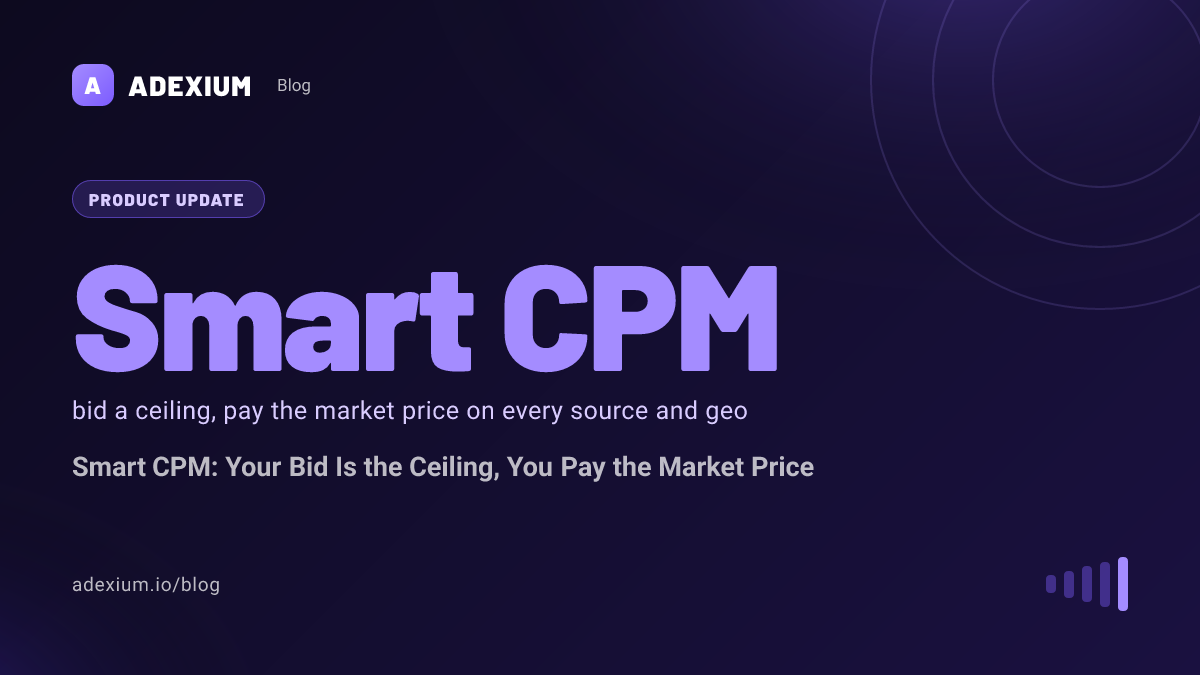 Smart CPM: Your Bid Is the Ceiling, You Pay the Market Price